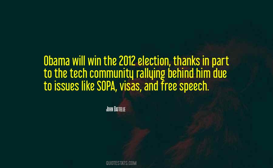 Quotes About The 2012 Election #376375