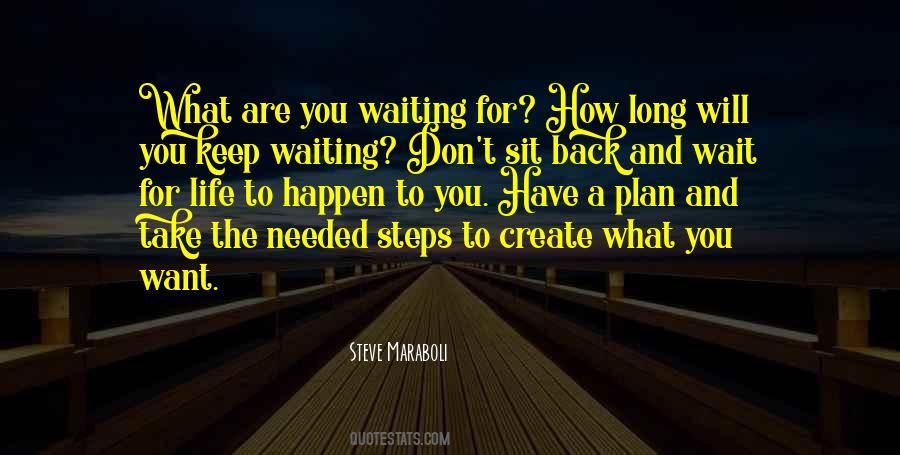 Quotes About Waiting For What You Want #35809