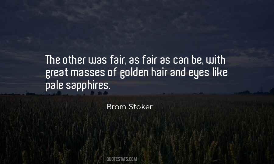 Quotes About Golden Hair #1658258