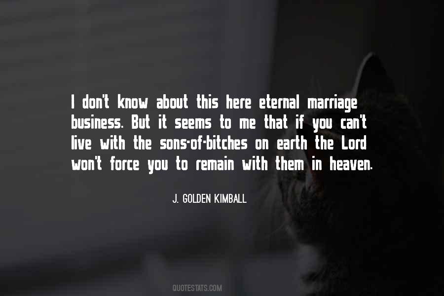 Quotes About Eternal Marriage #654038