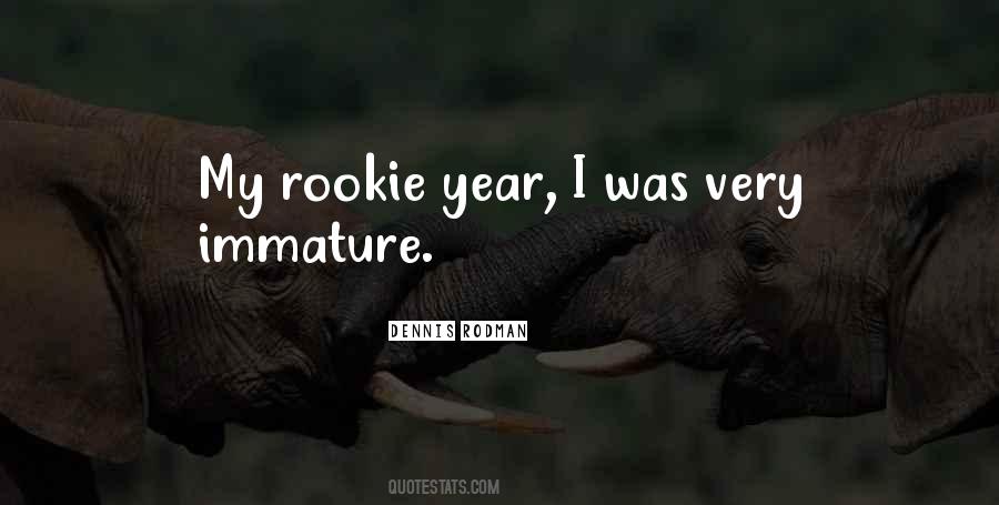 Rookie Of The Year Quotes #945384