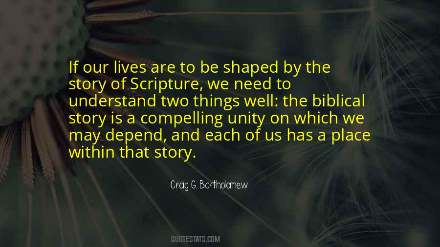 Quotes About Biblical Unity #373628