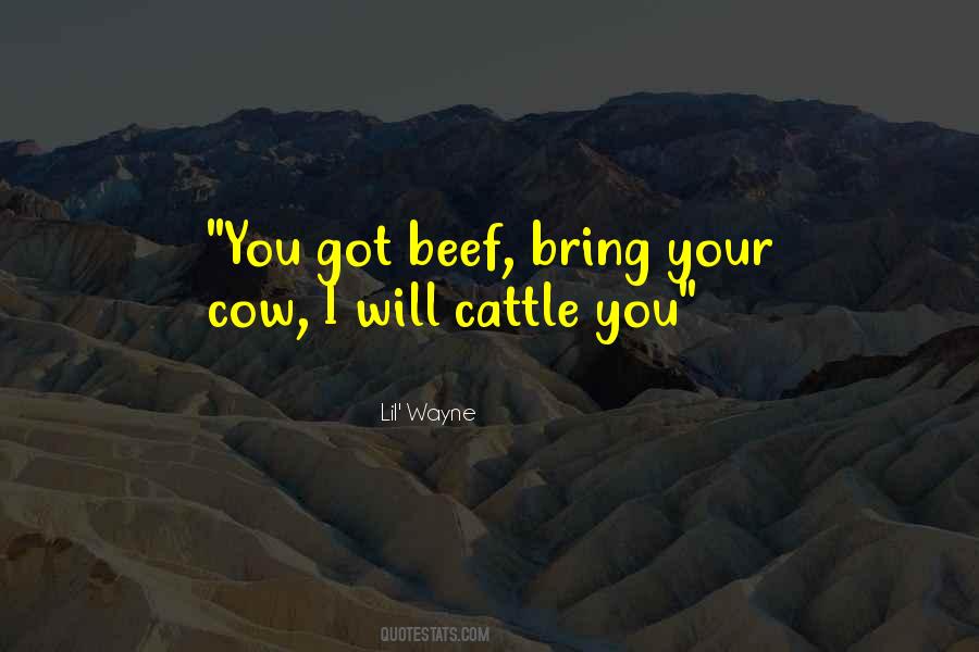 Quotes About Beef Cows #1448223