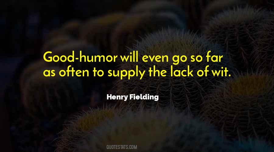 Quotes About Good Humor #1644152