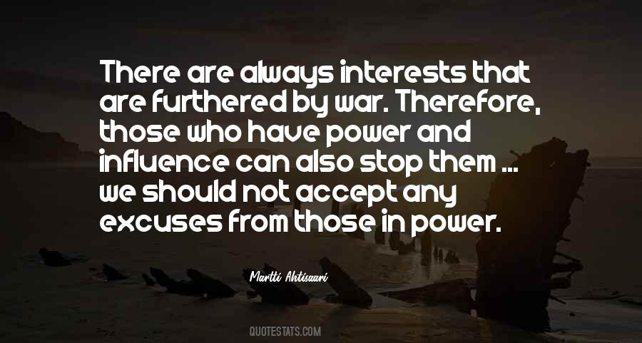 Power Interests Quotes #1439197
