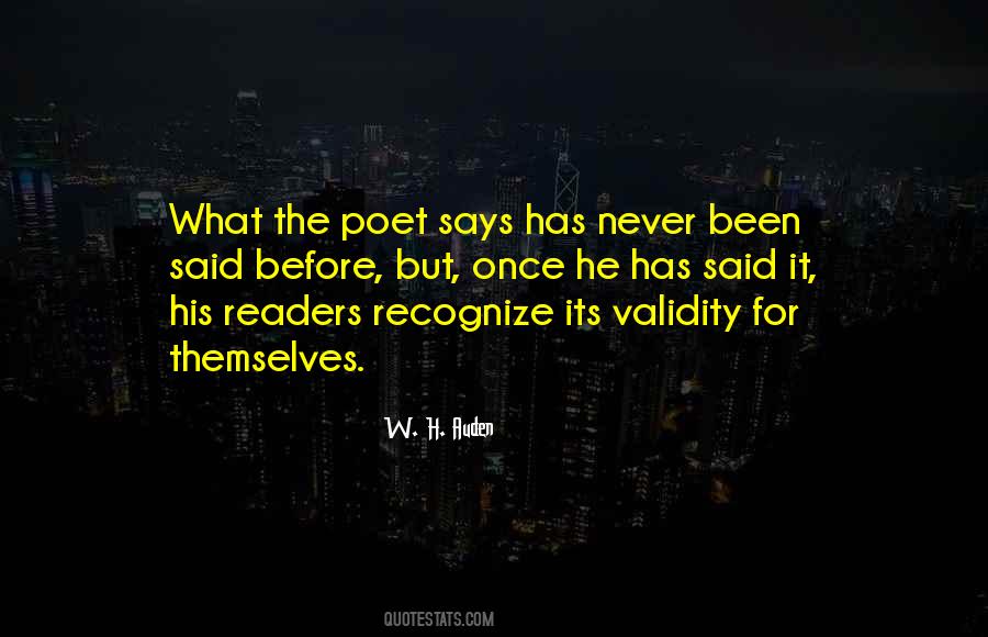 Quotes About Validity #1040146