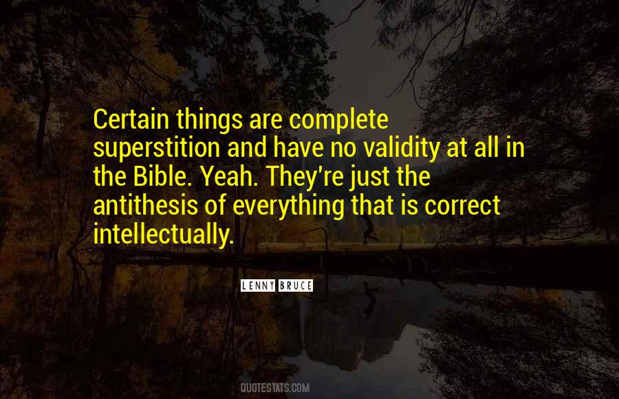 Quotes About Validity #1653874