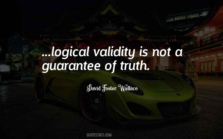 Quotes About Validity #1697411