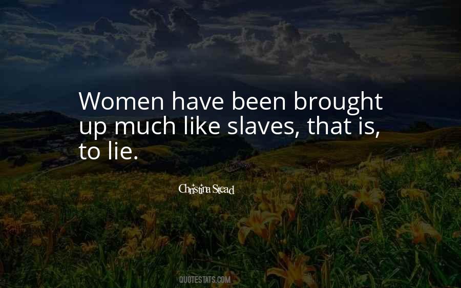 Slave Women Quotes #720817