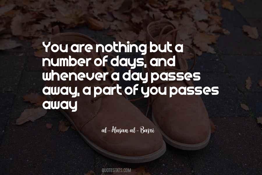 Quotes About Days Passing #1679265
