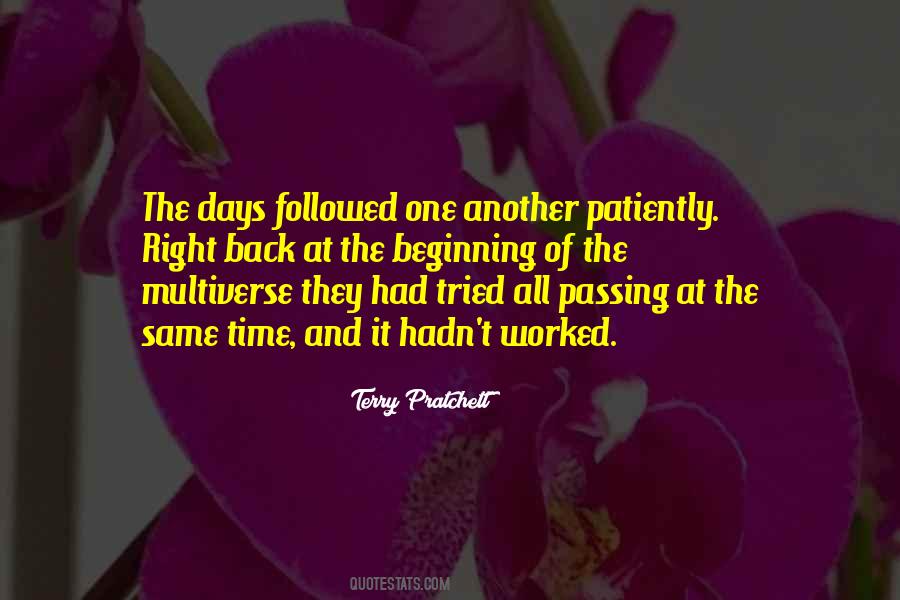 Quotes About Days Passing #545982