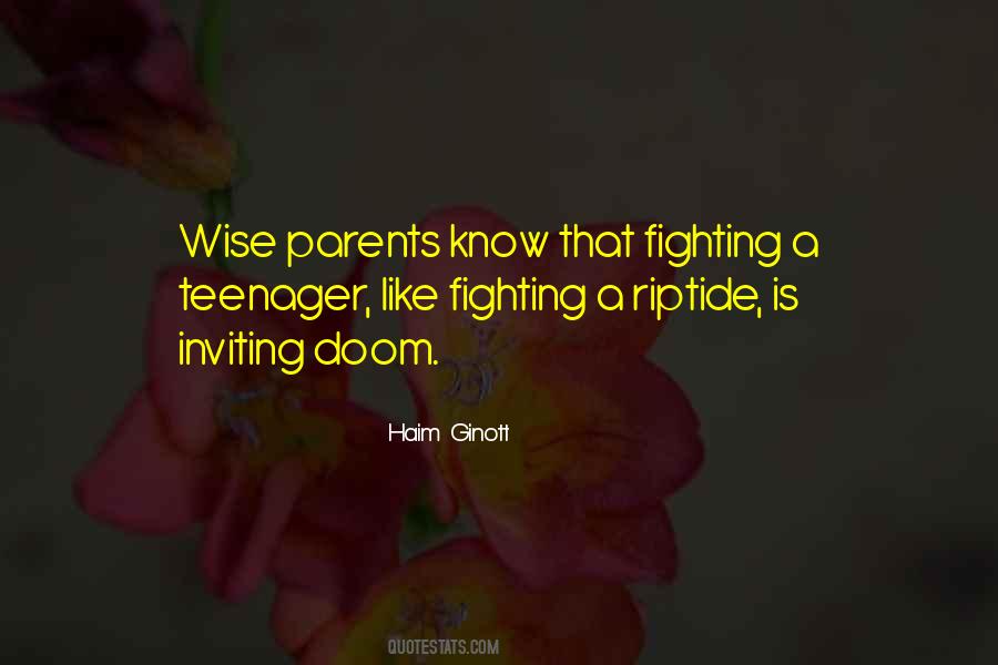 Quotes About Fighting With Your Parents #917303