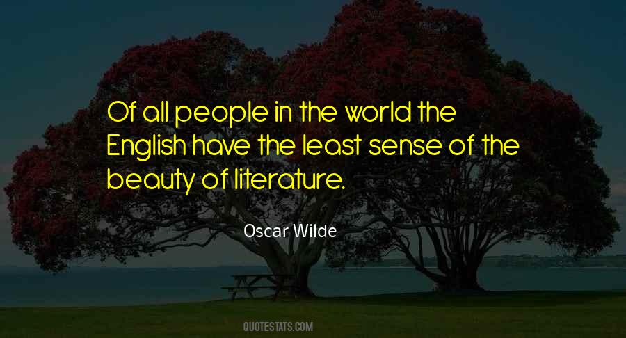 Beauty In Literature Quotes #1810938