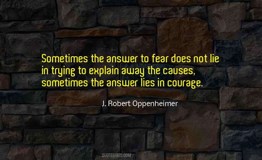 Fear Causes Quotes #73789