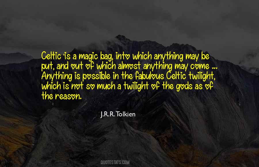 Magic Tolkien Quotes #1782511