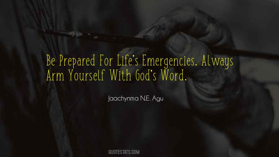 Quotes About Emergencies #223599
