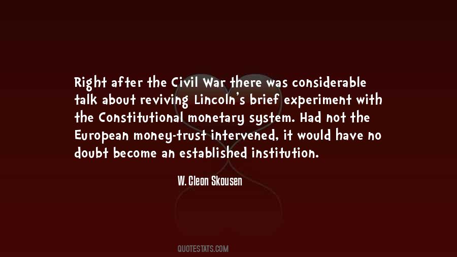 Quotes About Monetary System #1234676