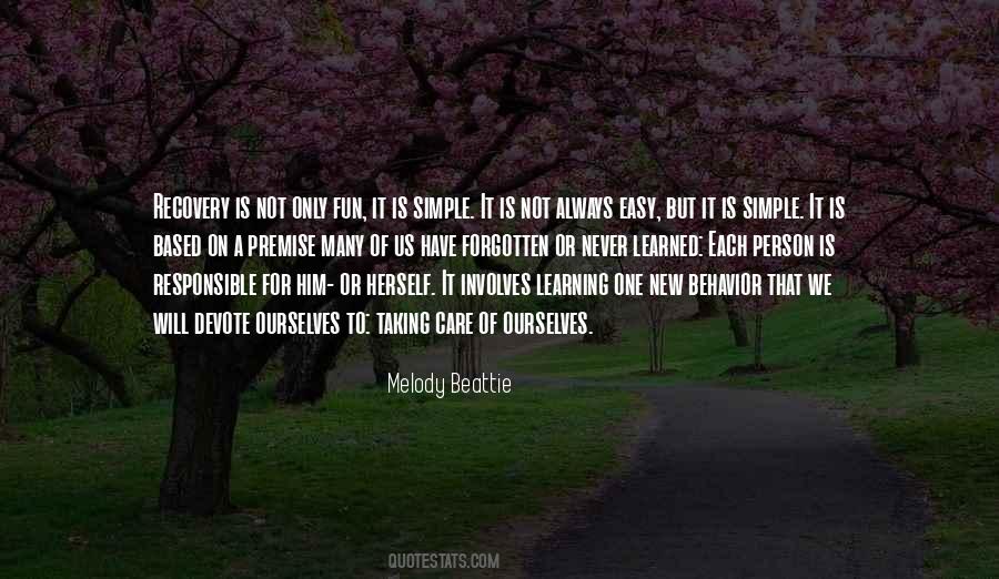 Learning To Be Simple Quotes #156971
