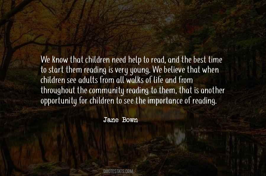 Reading And Children Quotes #255626