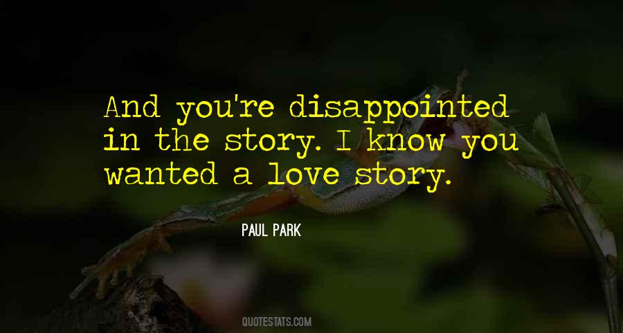 Quotes About Disappointed Love #510387