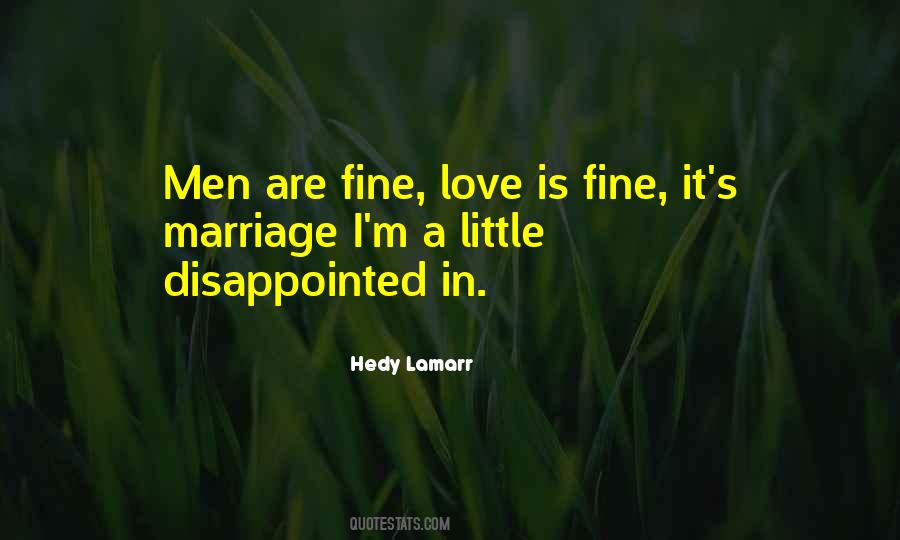 Quotes About Disappointed Love #535775