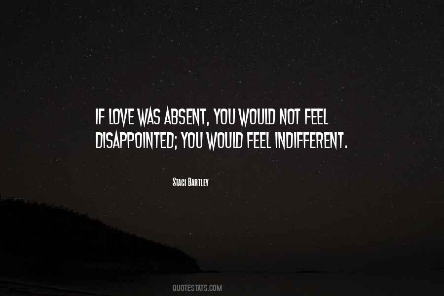 Quotes About Disappointed Love #763656