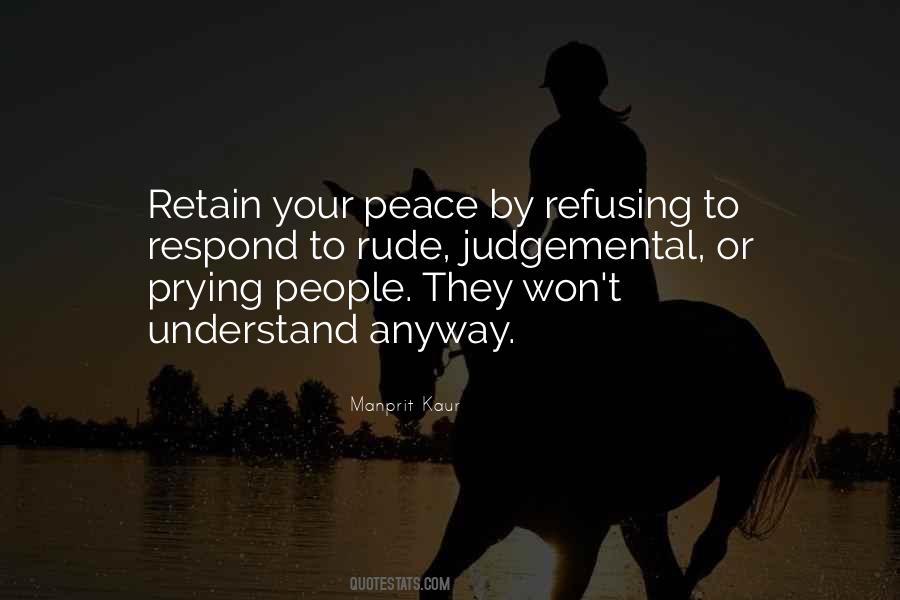 Quotes About Judgemental People #344129