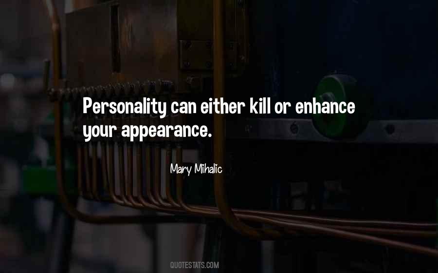 Appearance Or Personality Quotes #1012335