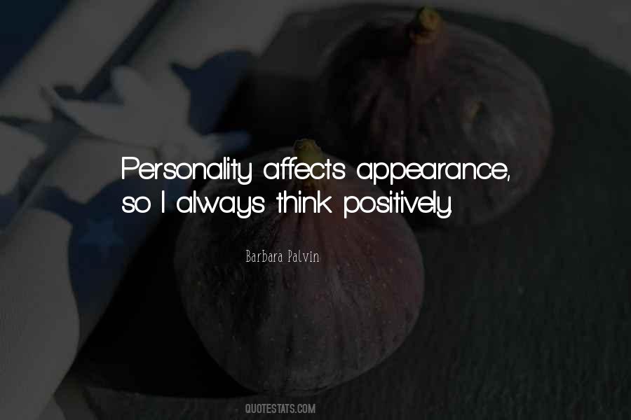 Appearance Or Personality Quotes #1790849