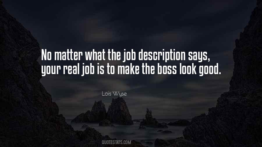 Quotes About Job Description #491181