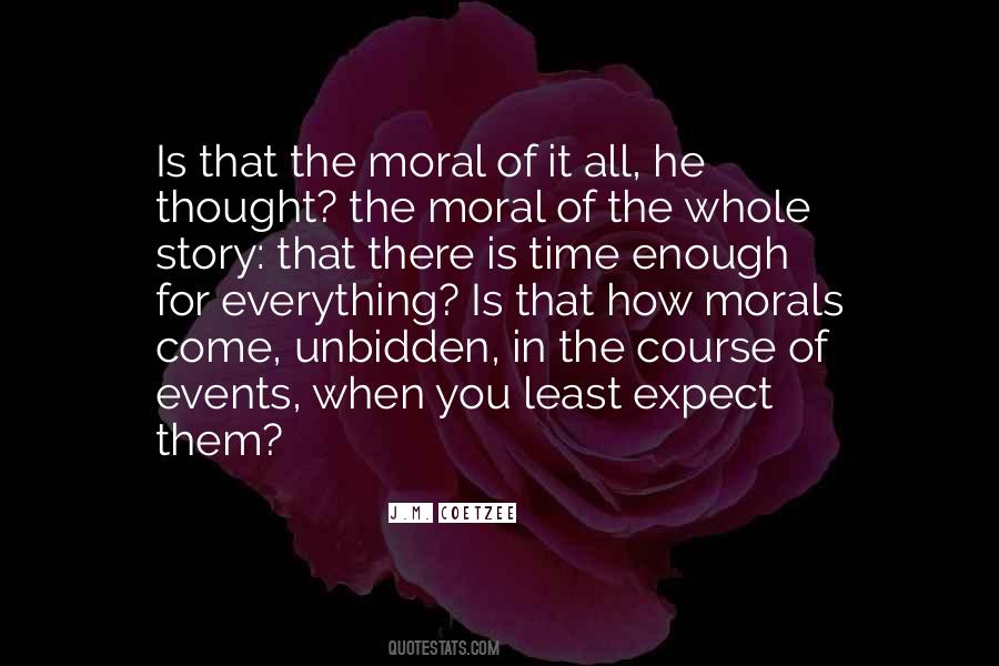 Moral Life Quotes #89028