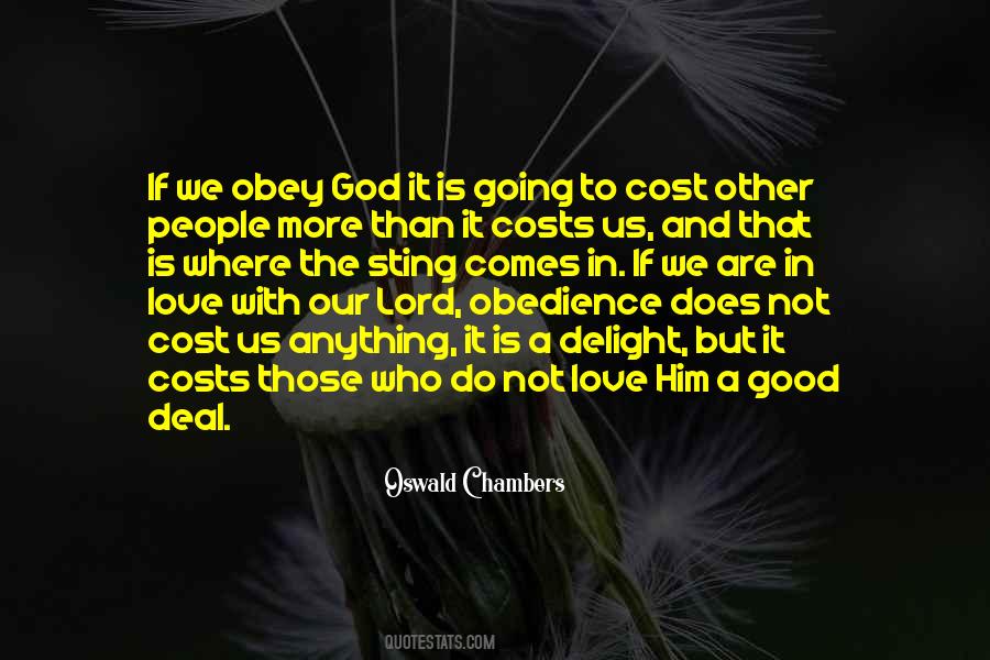 Quotes About Love And Obedience #1254875