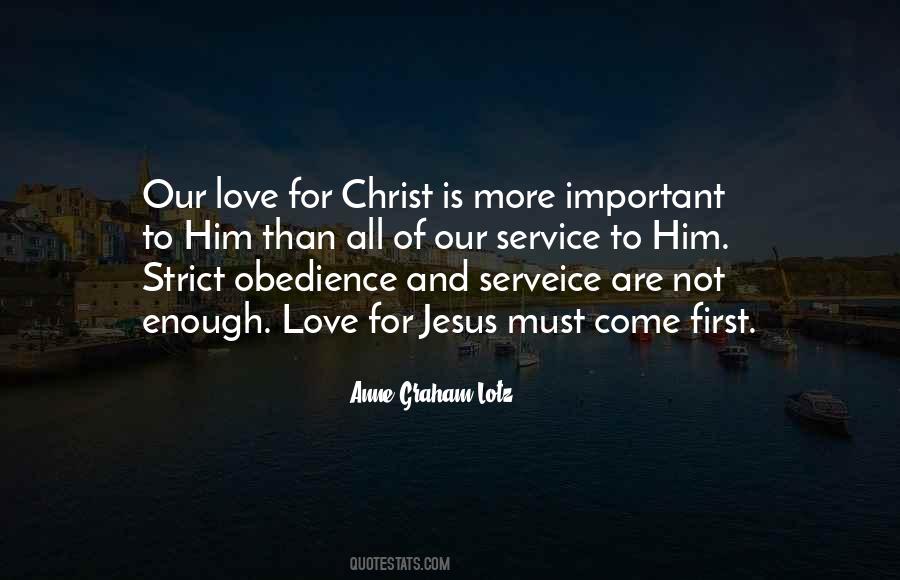 Quotes About Love And Obedience #1832706