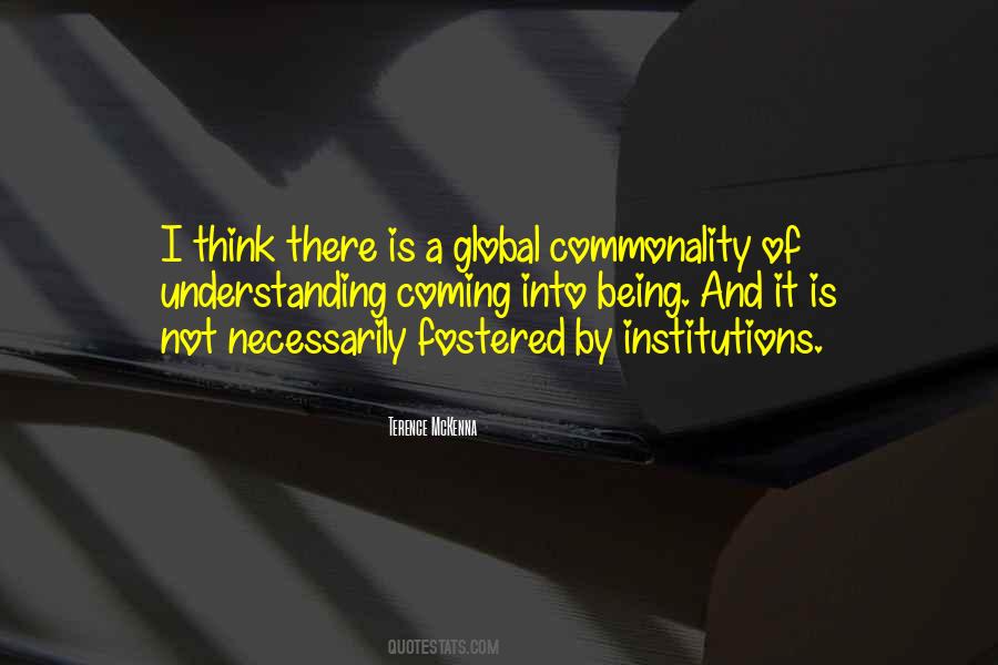 Quotes About Commonality #1195364