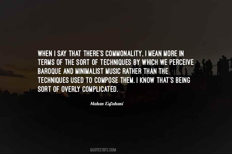 Quotes About Commonality #868199