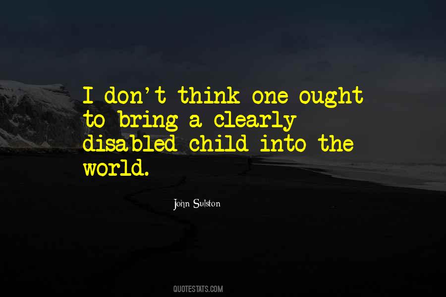 Quotes About Having A Disabled Child #1701482