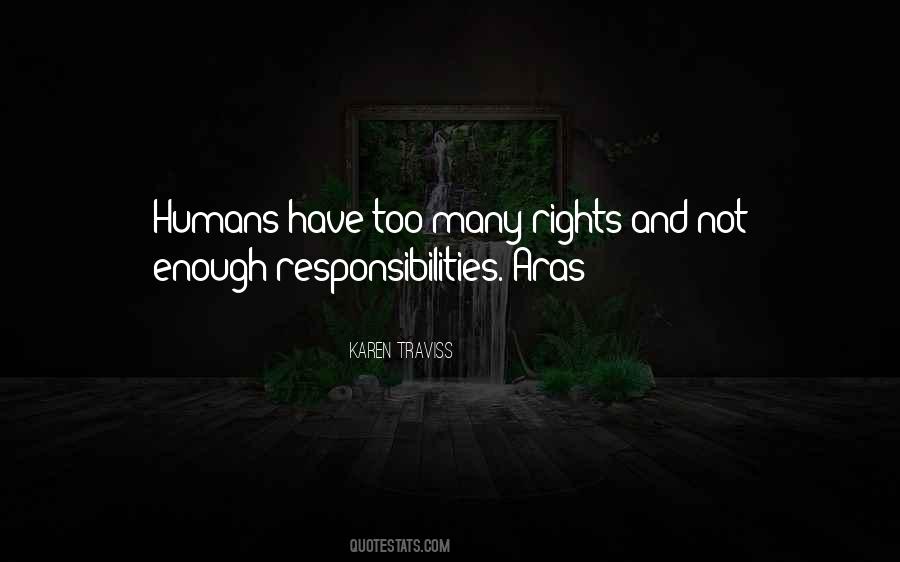 Quotes About Rights And Responsibilities #1764191