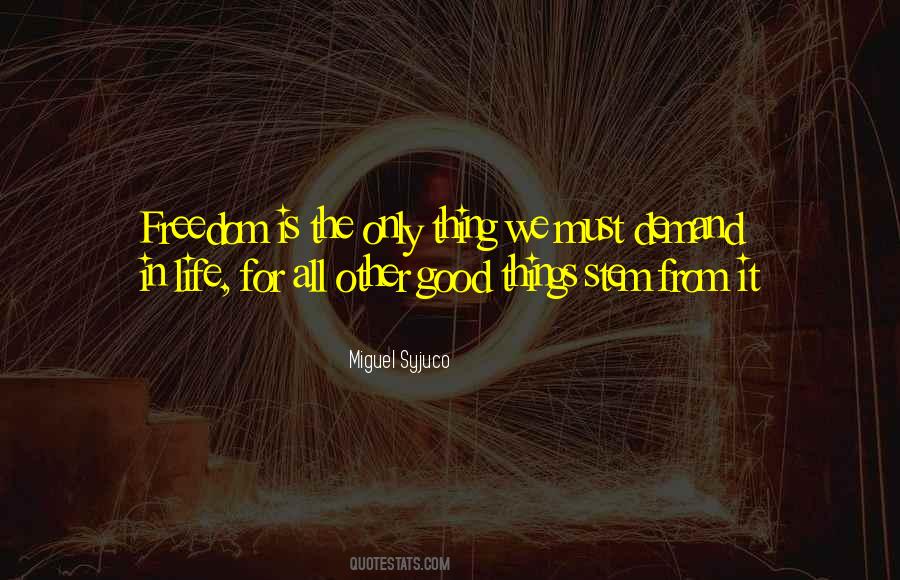 Quotes About Life Good Things #109514