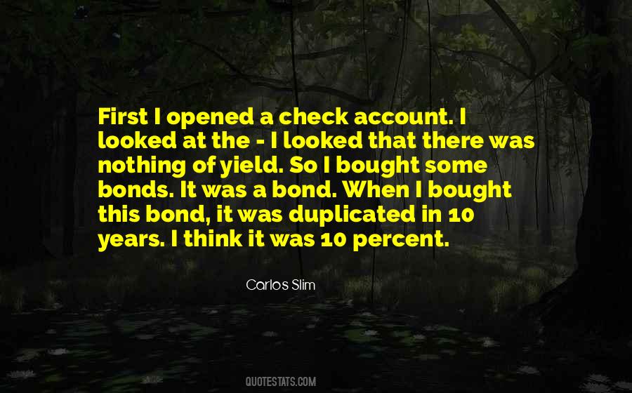 Some Bonds Quotes #1499915