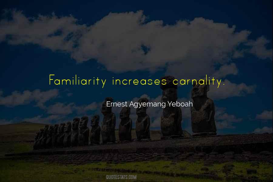 Quotes About Carnality #844422