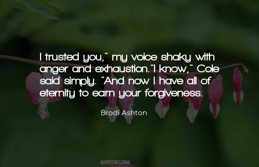 Quotes About I Trusted You #1066653