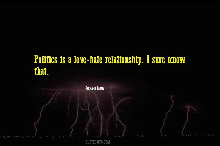 Hate Politics Quotes #1389584