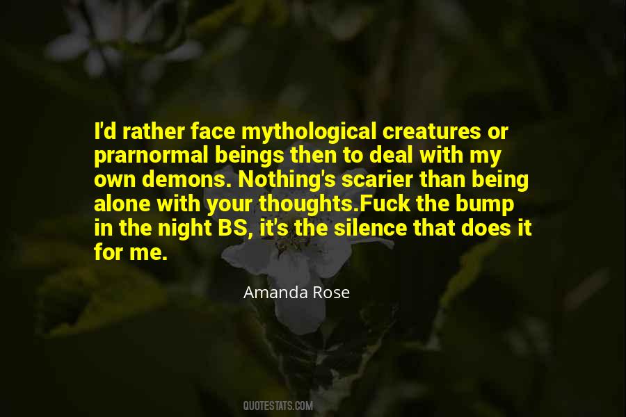 Quotes About Being Alone With Your Thoughts #945278