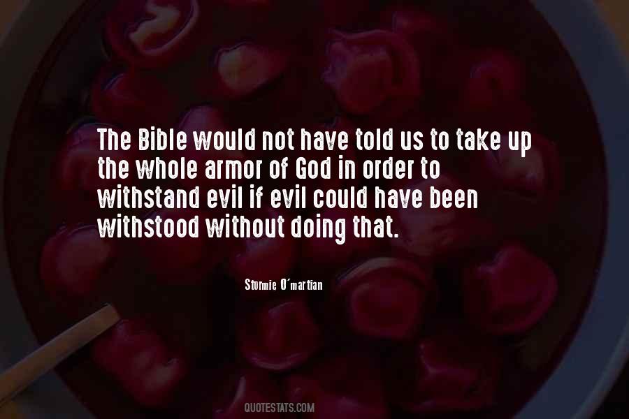 Quotes About The Whole Armor Of God #1465330 Quotes About The Whole Armor Of God #1465330