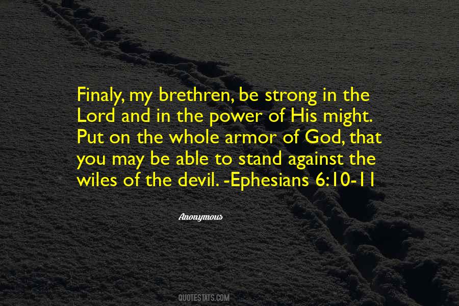 Quotes About The Whole Armor Of God #67093
