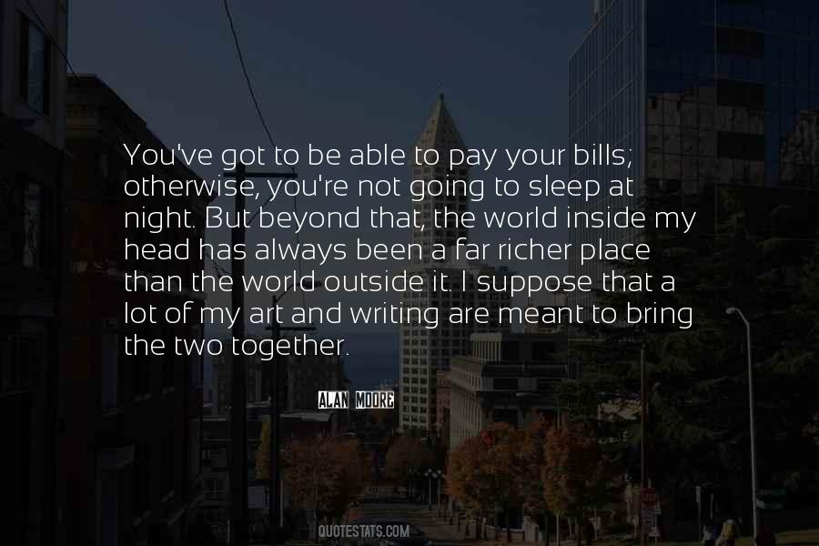 Quotes About Bills #1057752