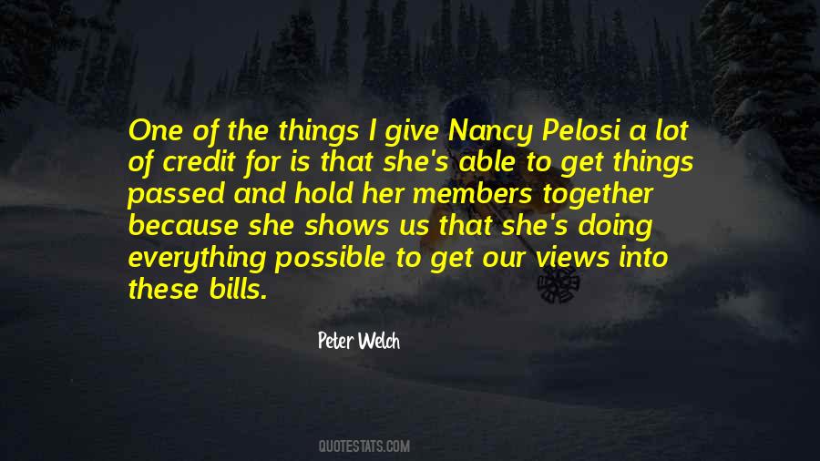 Quotes About Bills #1342483