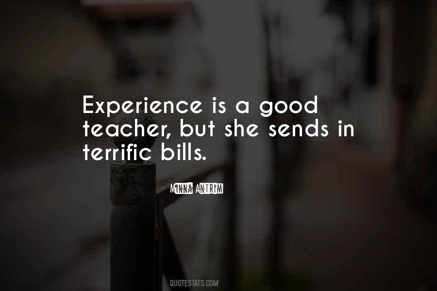 Quotes About Bills #1358344