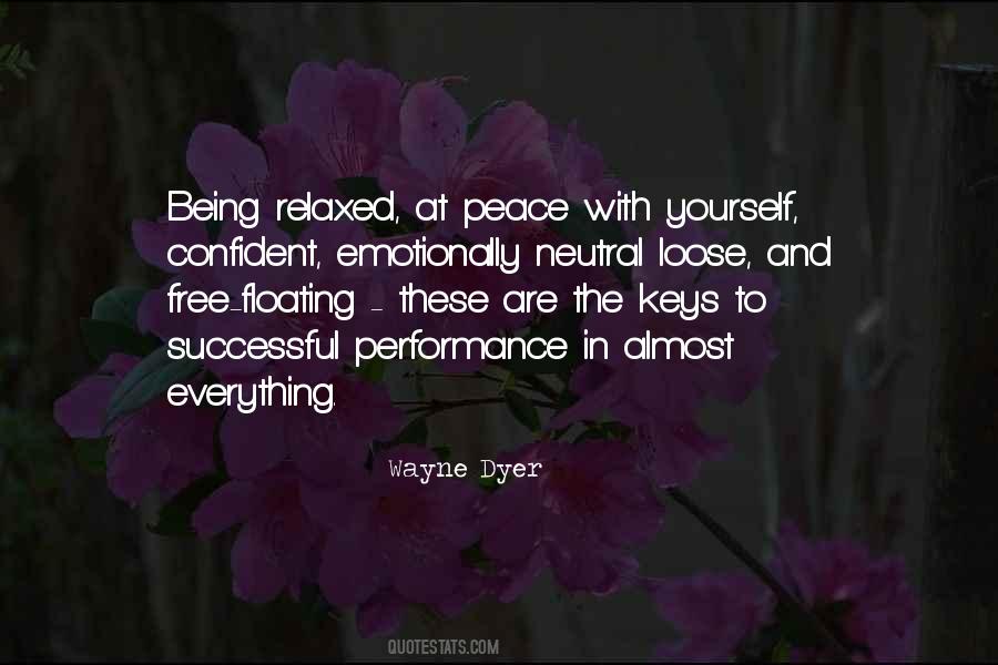 At Peace With Yourself Quotes #1183383