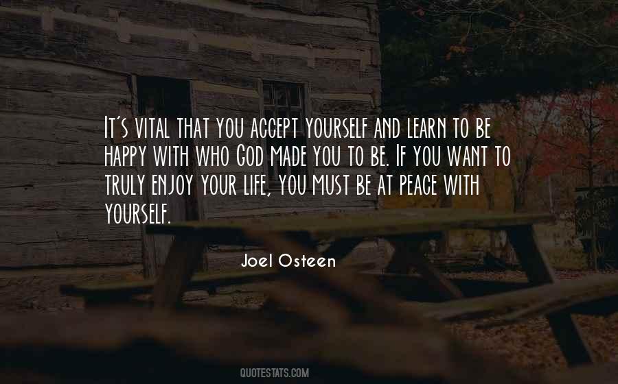 At Peace With Yourself Quotes #1607053